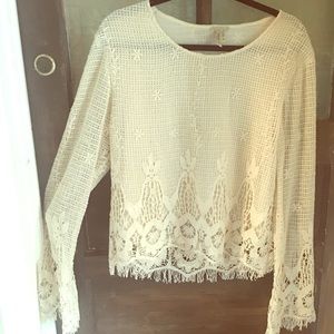 Crocheted top